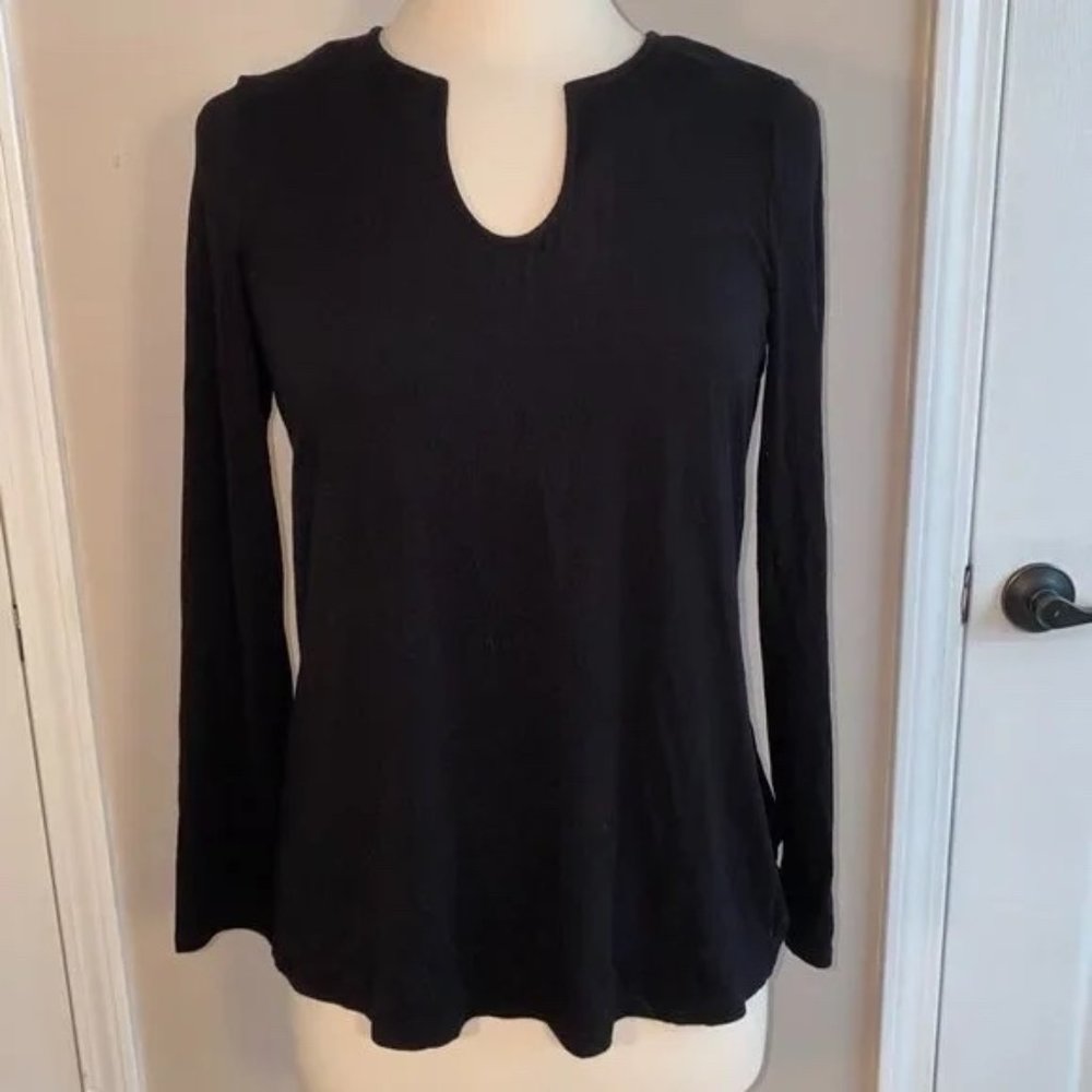 J. Jill scoop V neck top S petite EUC PS